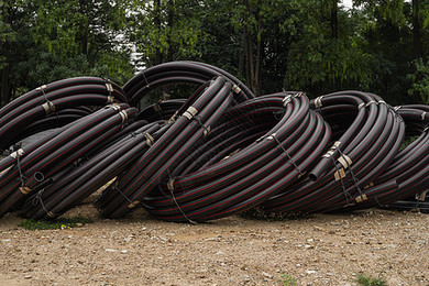 工地藍(lán)色展板背景